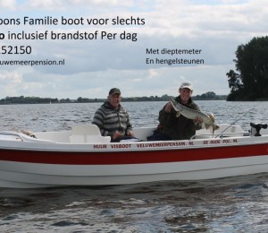 Family visboot huren in Elburg, Gelderland